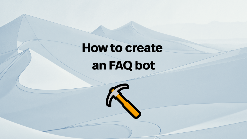 How to make an FAQ bot to answer questions for your website