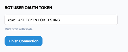 Bring your own OAuth token