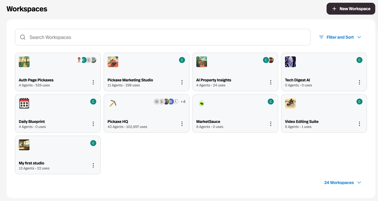 Duplicate a workspace