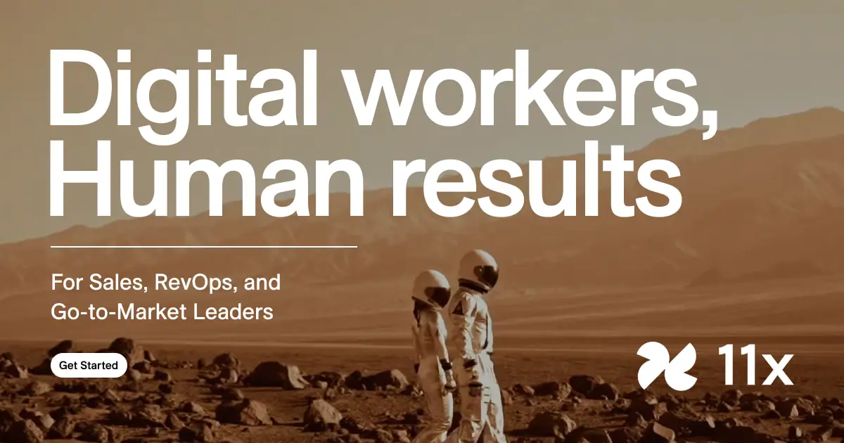 11x AI SDR sales agent example for outbound prospecting