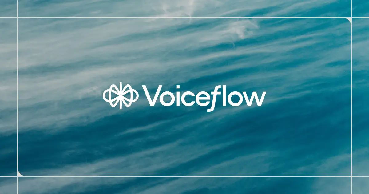 Voiceflow collaborative AI chatbot builder for chat and voice agents