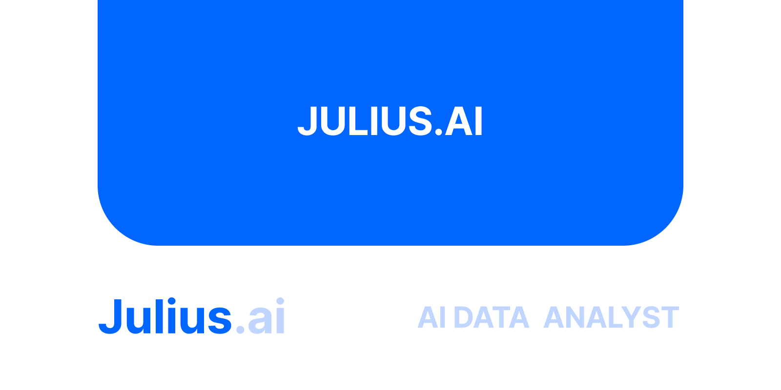 Julius official social preview for its AI analysis workspace