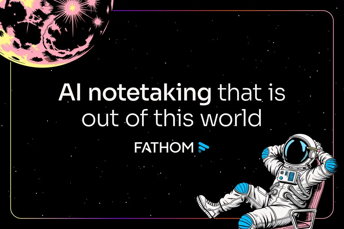 Fathom AI meeting assistant recording and summarizing freelance client calls