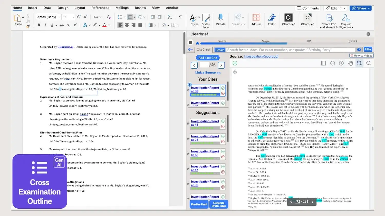 Clearbrief - AI-powered legal brief writing and citation verification tool