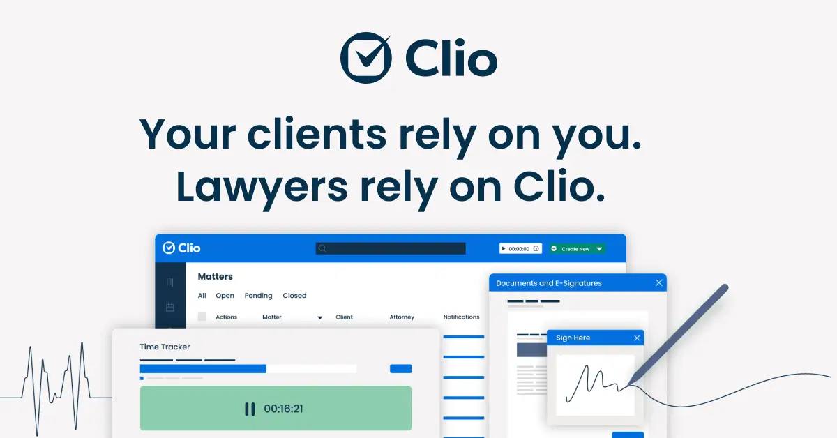 Clio - AI-powered legal practice management software for law firms