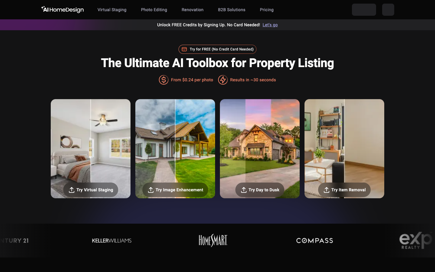 AI HomeDesign virtual staging and renovation visualization