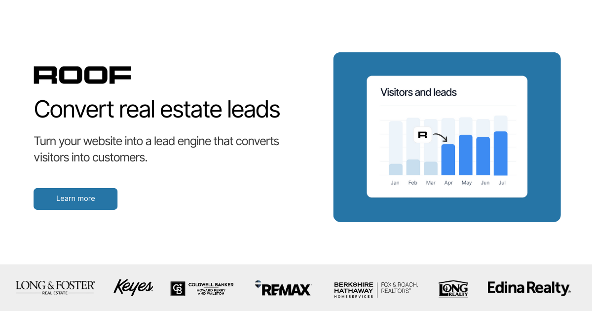 Roof AI chatbot platform for real estate lead conversion
