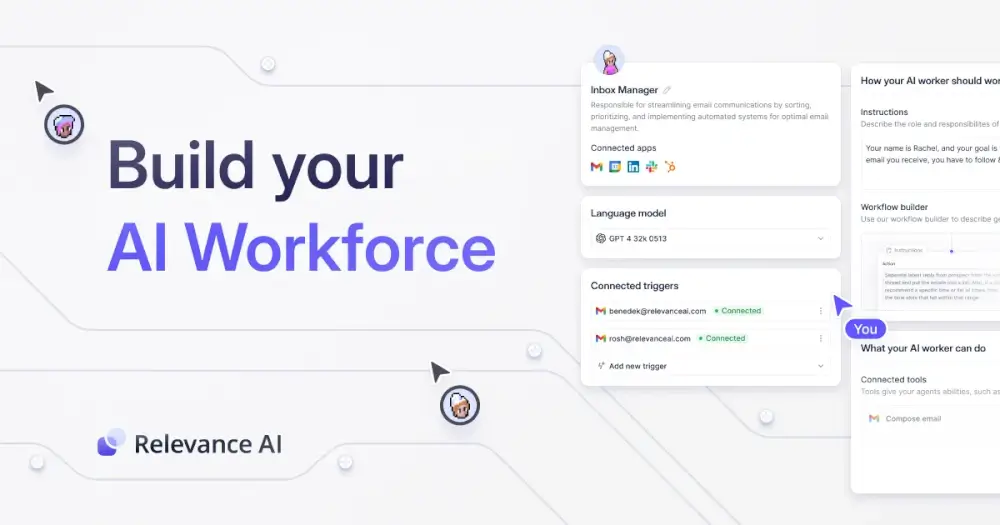 Relevance AI multi-agent workforce automation platform