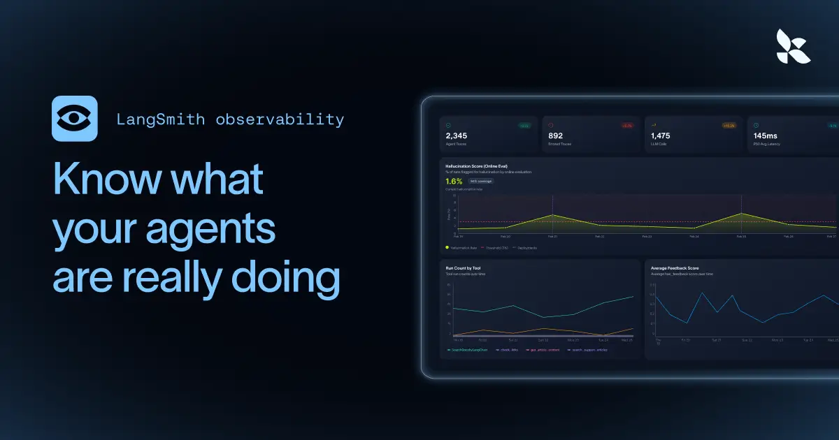 LangSmith product overview from LangChain's website