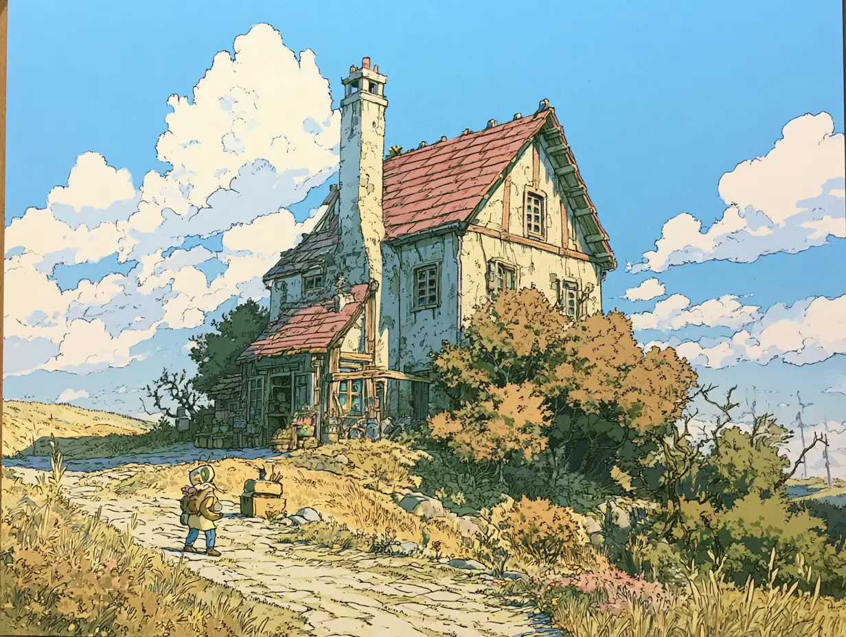 How to sell AI agents to local businesses — illustrated village scene with a small adventurer delivering a glowing companion to a cozy shop