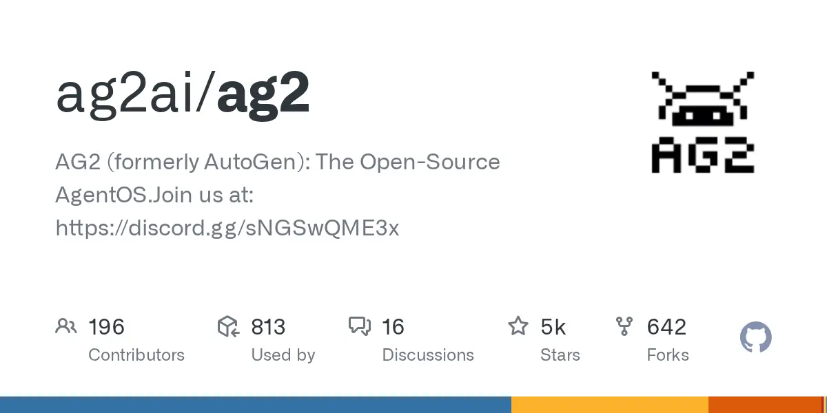 AutoGen AG2 multi-agent framework