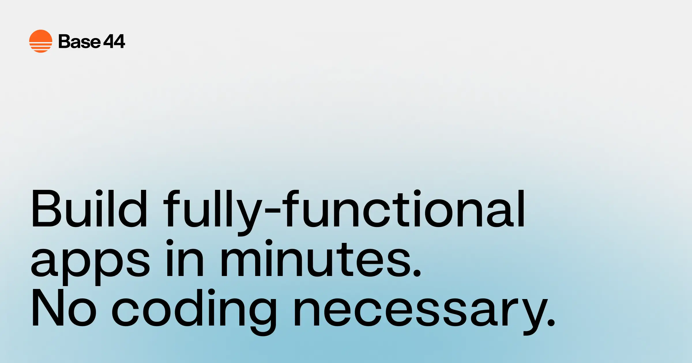 Base44 AI-powered app builder turning natural language prompts into working applications