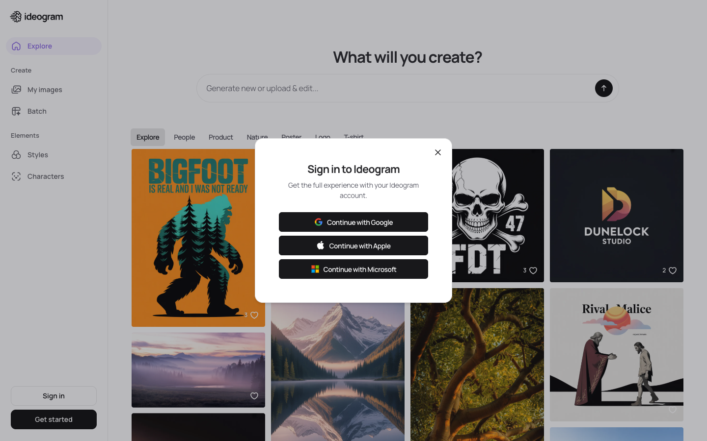 Ideogram AI showing its exceptional text rendering in generated images and logo designs