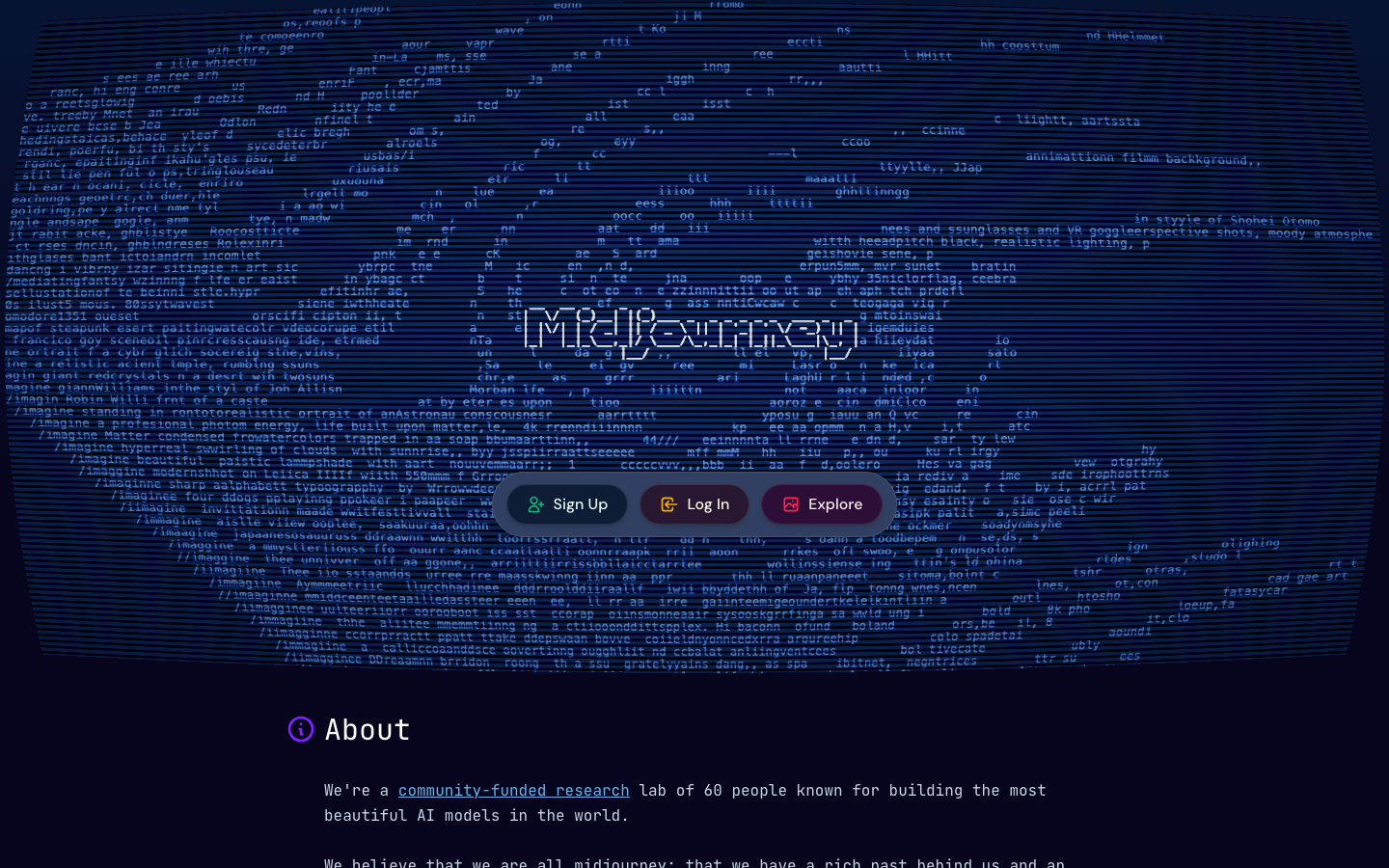 Midjourney AI generated artwork showcasing its signature artistic and painterly style