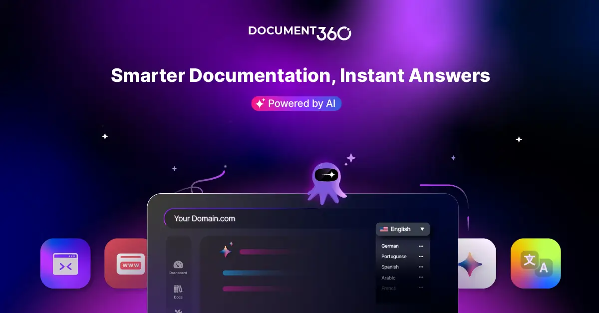 Document360 AI knowledge base tool for customer-facing help centers and product documentation