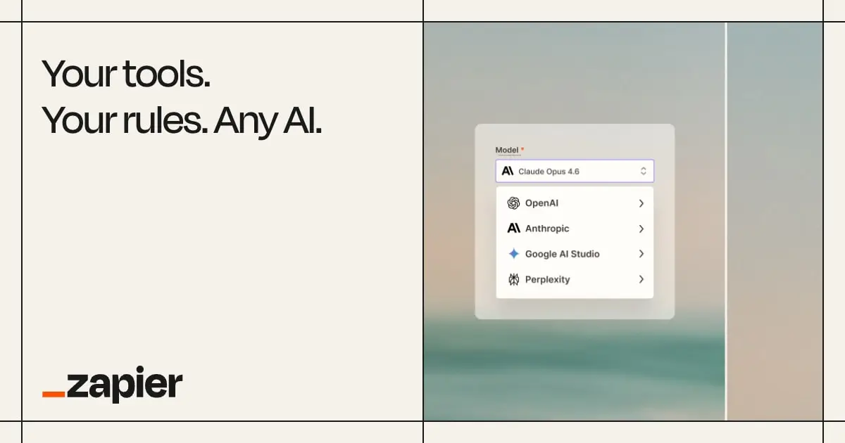 Zapier - AI productivity tool for zapier