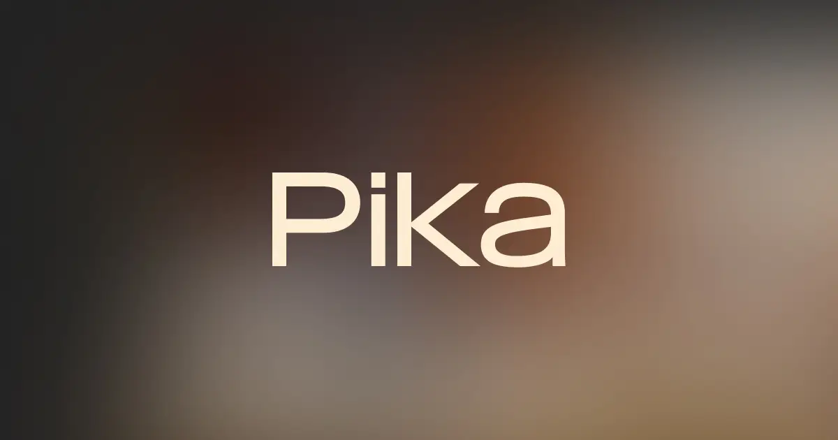 Pika 2.5 AI video generator for creative and stylized video content
