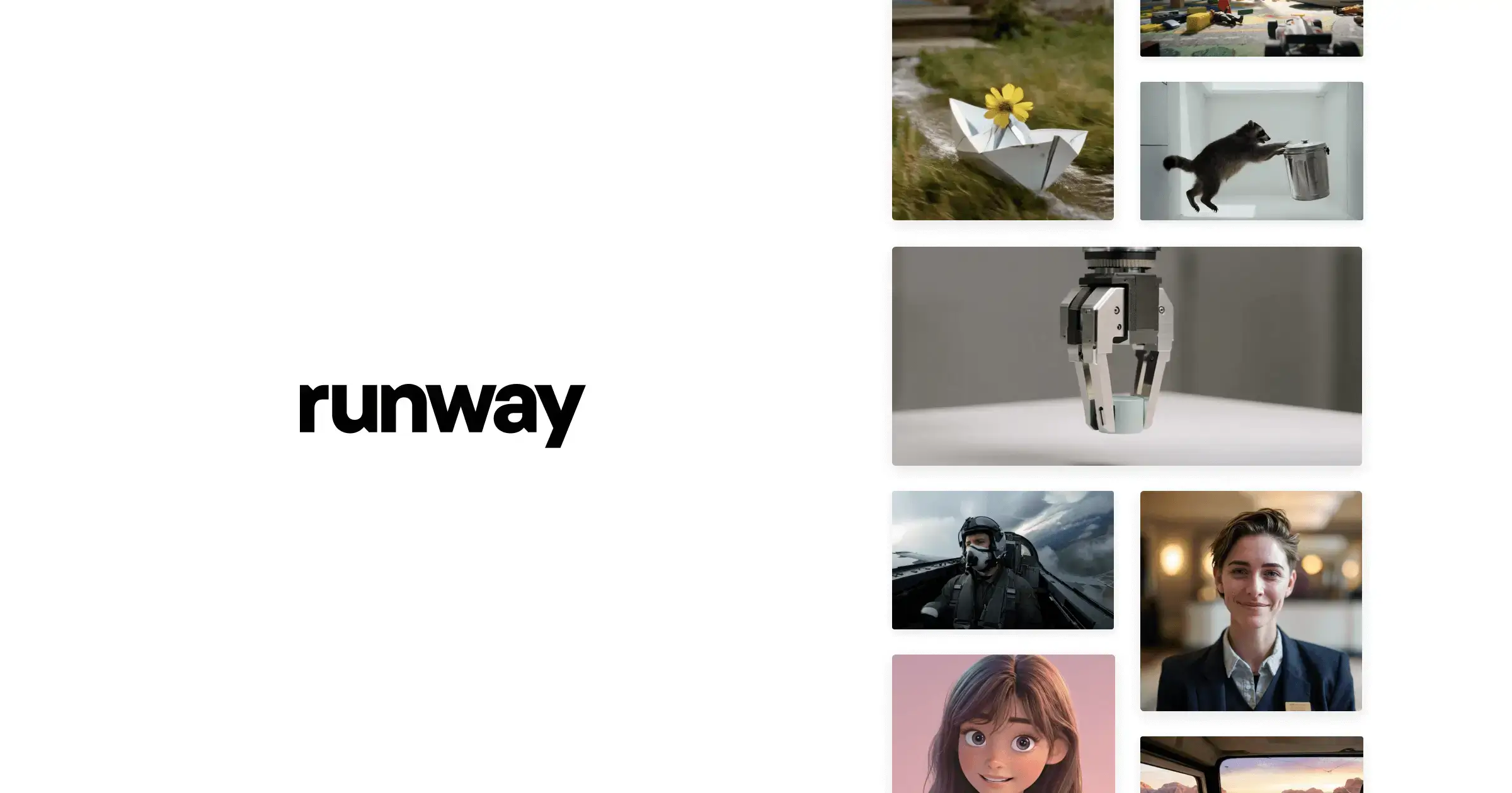 Runway Gen-4 AI video generation platform homepage