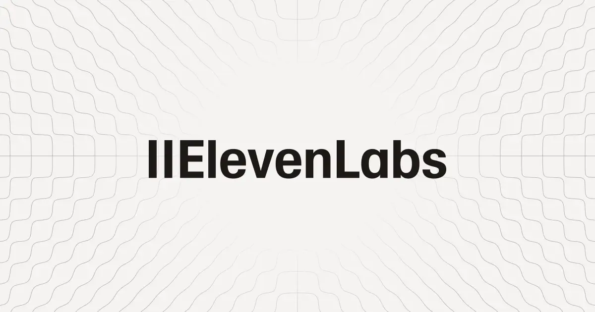 ElevenLabs conversational AI platform for building voice agents with realistic AI voices