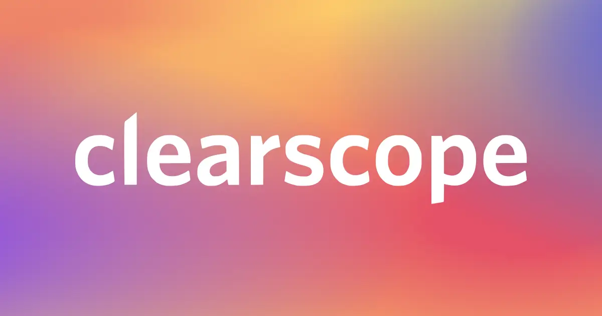 Clearscope AI writing tool showing content grade and term coverage for SEO writing