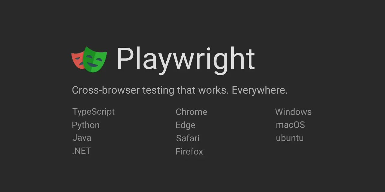 Playwright open source browser automation library for scraping and testing