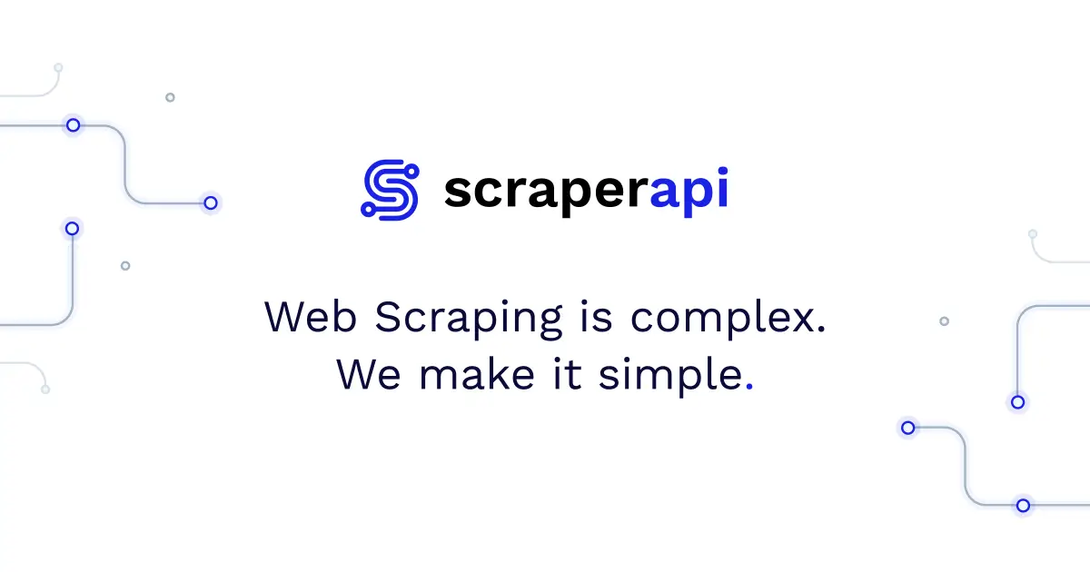 ScraperAPI proxy and scraping API pricing plans