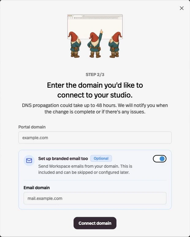 Set up your Portal domain and branded email together