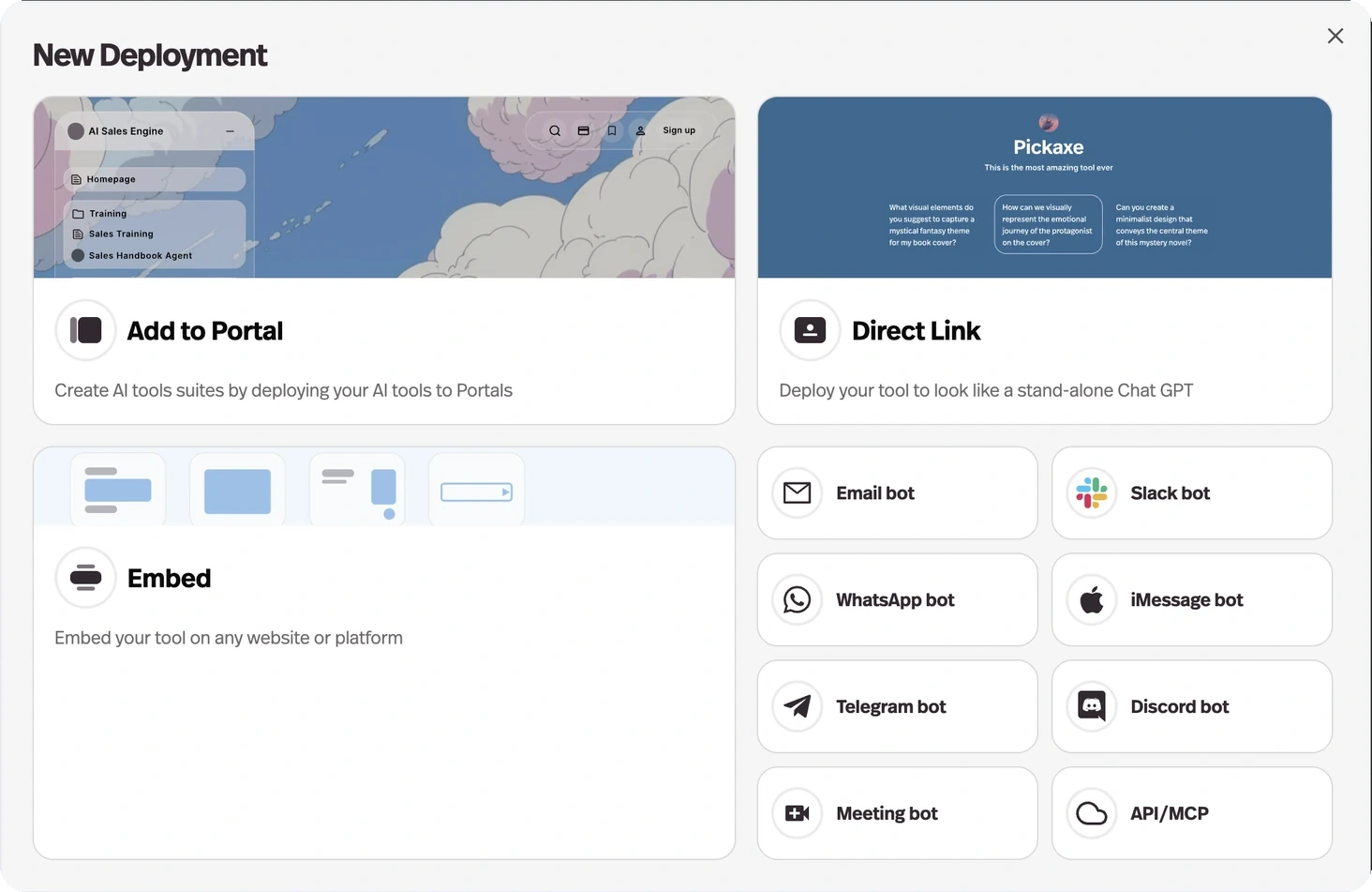 Telegram and Discord deployments