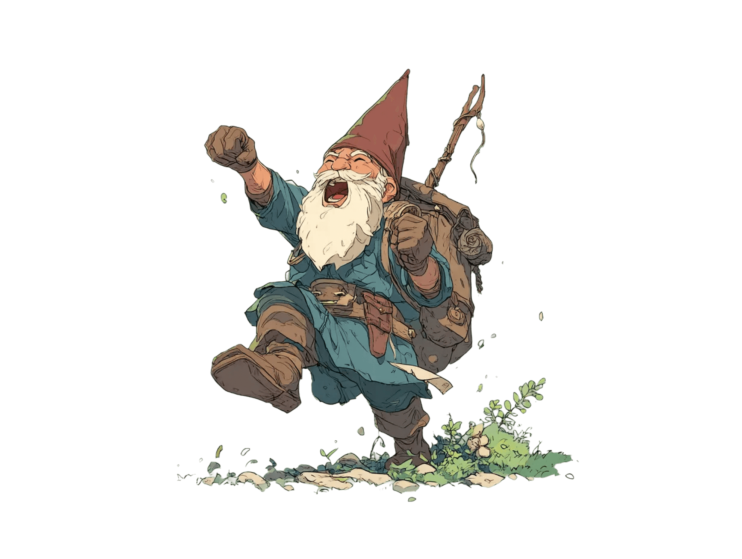 Pickaxe expert illustration